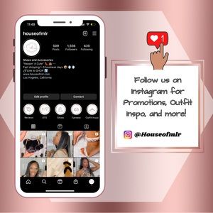 Follow us @Houseofmlr 🎀